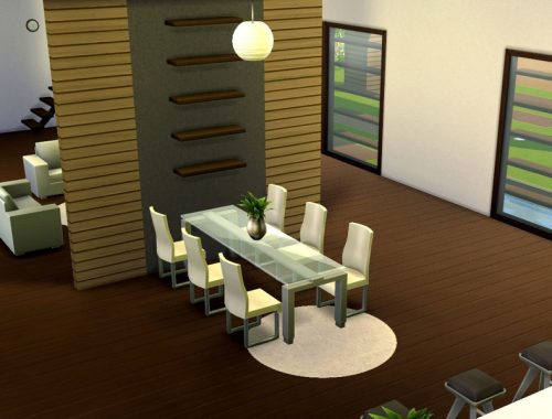 Modern Wood House