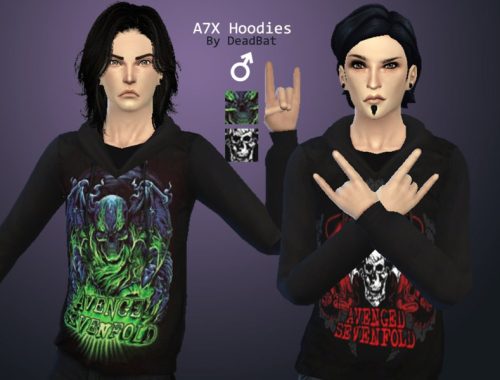 A7X Hoodies - male