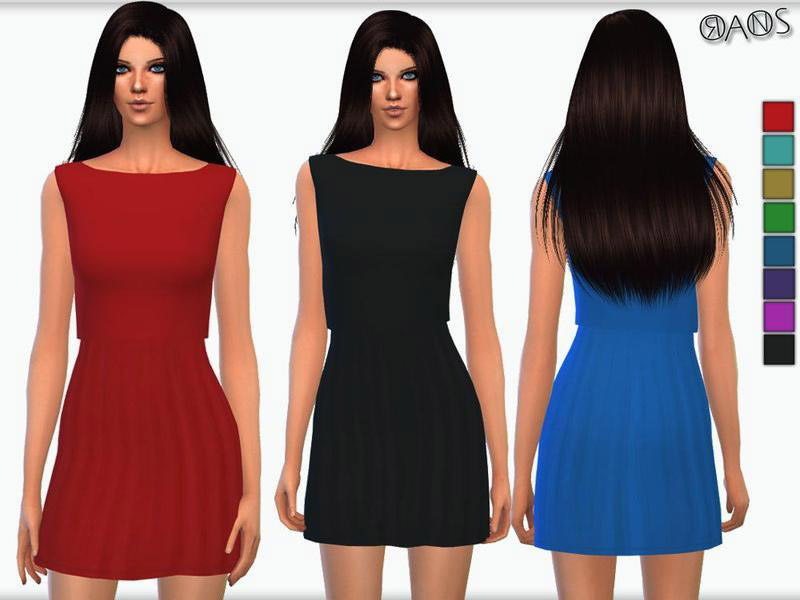 Suede Dress - The Sims 4 Catalog