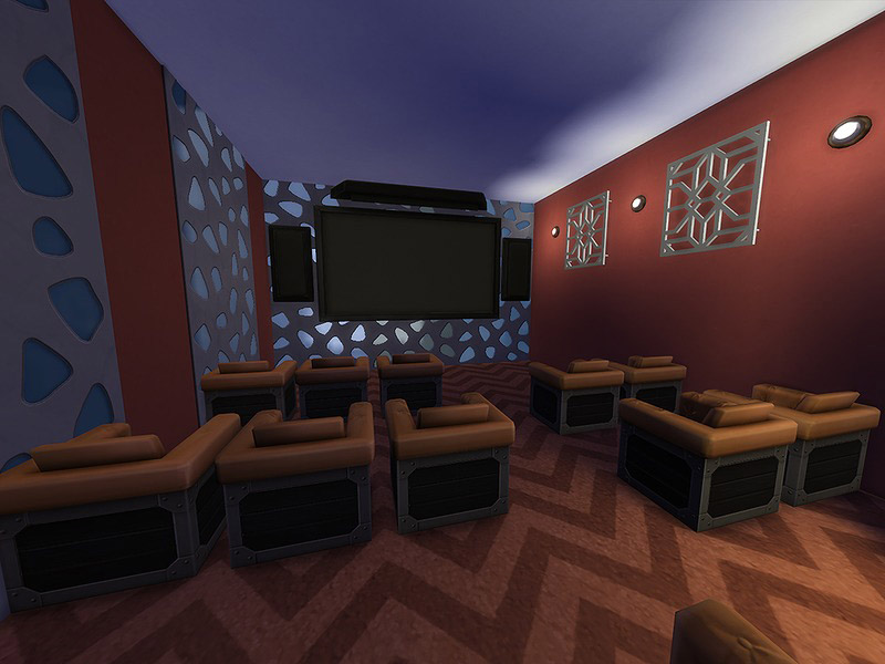 Kozier Movie Theatre - The Sims 4 Catalog