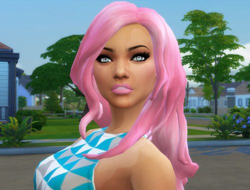 PinkGlitterHair