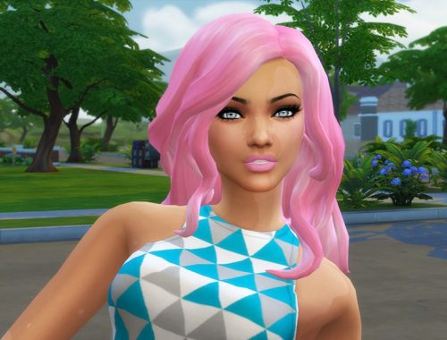 PinkGlitterHair