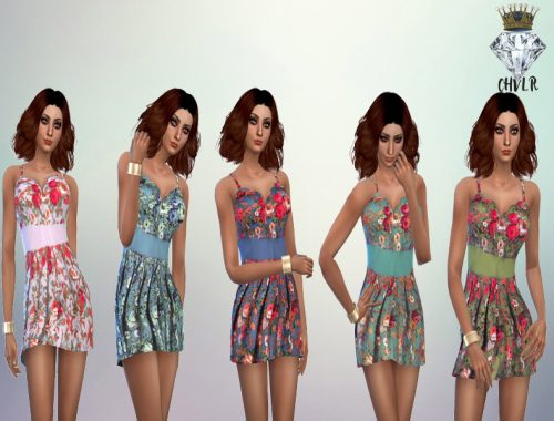 Roses Vintage Dress
