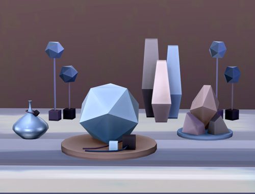 Facet Geometric Decor set