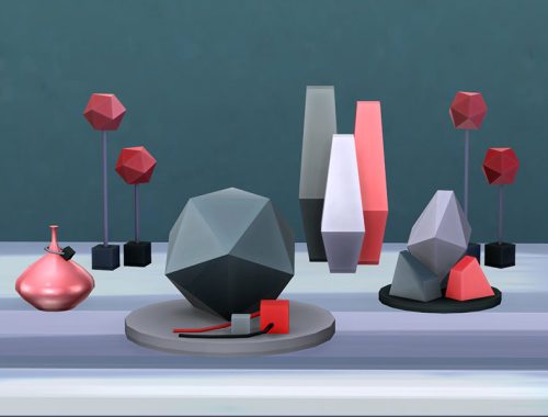 Facet Geometric Decor set