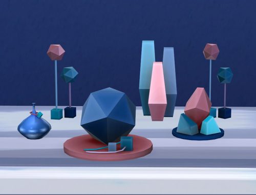 Facet Geometric Decor set