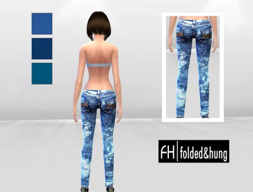 Acid Trip Frank Skinny Jeans