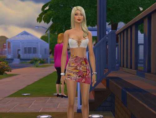Something to wear by the pool..