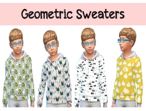 Geometric Sweaters