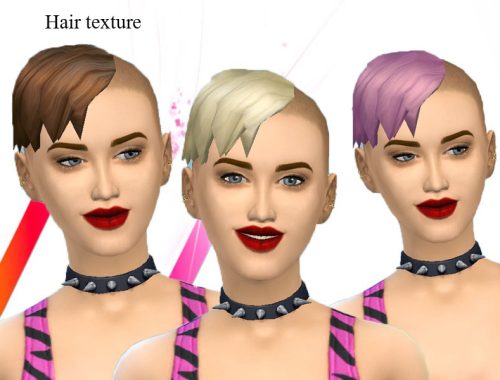 new mesh, hairstyle punk 3