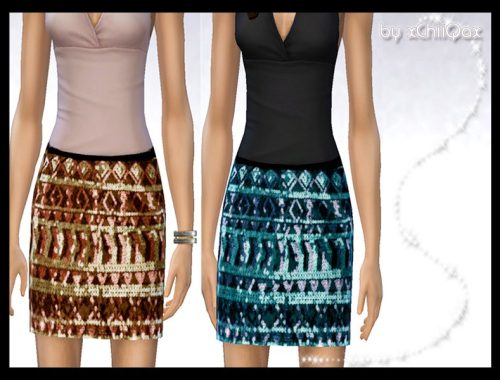 Glitter skirt