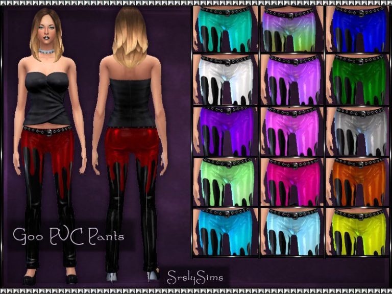 Pvc Sims Goo PVC Pants - The Sims 4 Catalog