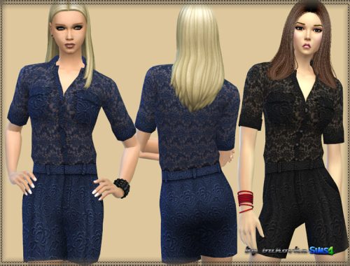 Lace Overalls