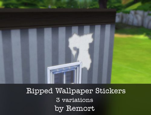 Ripped Wallpaper Stickers