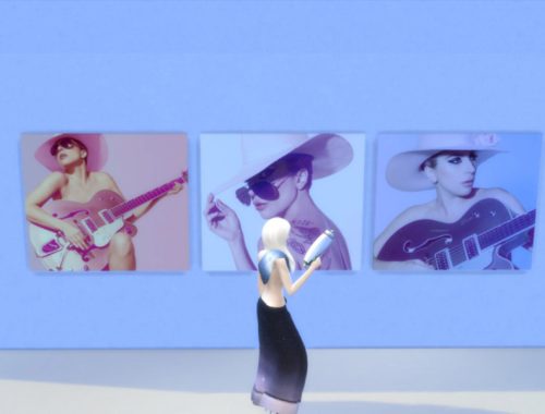 Lady Gaga Paintings - SNL Bumper Photos