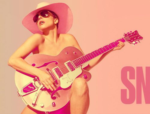 Lady Gaga Paintings - SNL Bumper Photos