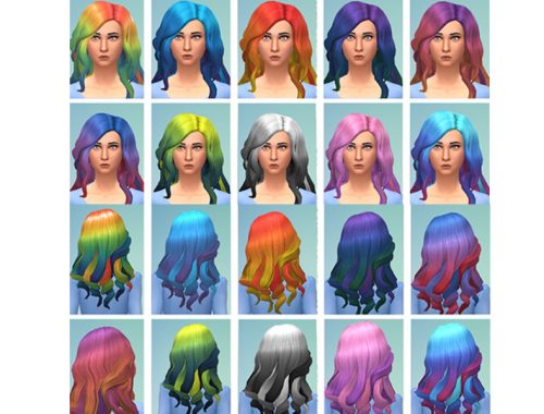 Curly Ombre Recolors