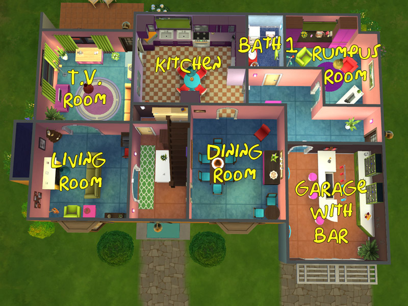 simpsons house sims 4 download