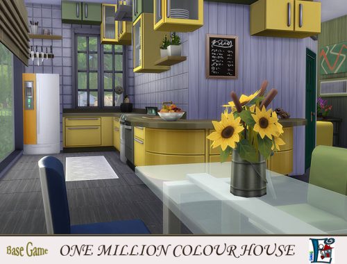 One million colour House