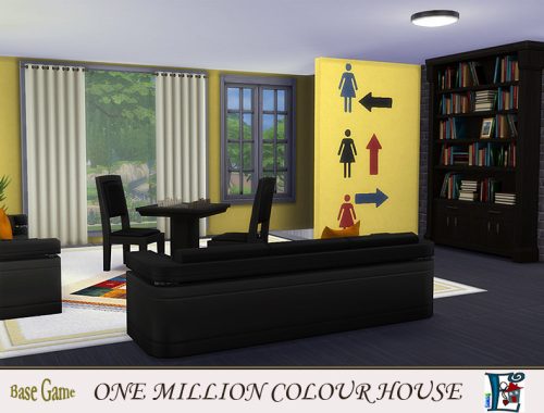 One million colour House