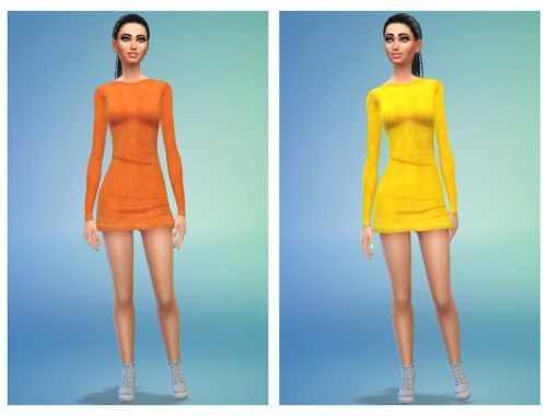 Itsleeloo Brown Faux Suede Dress Recolors