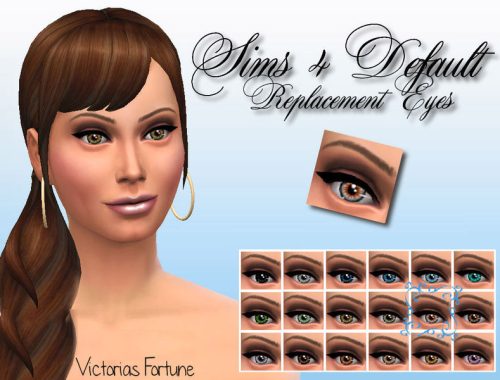 Victorias Fortune Sims 4 Default Eye Collection