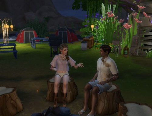 Magic Tree Campsite....Get your Sims Back to Nature