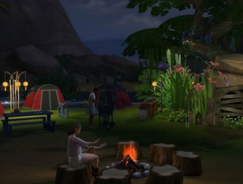 Magic Tree Campsite....Get your Sims Back to Nature