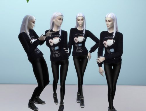 White Hair Recolor 5: Get Together Style