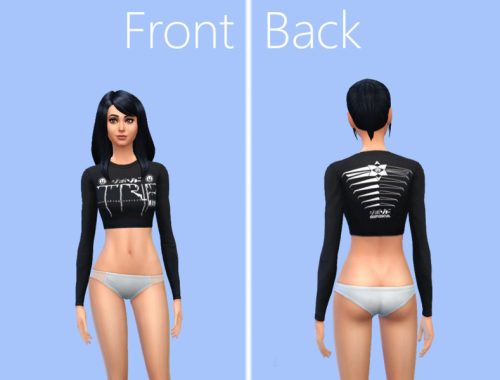 Damascus Apparel Trip Long-sleeve Crop Top