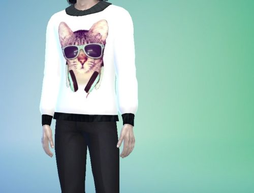 Cat Sweater Male Recolor - City Living needed