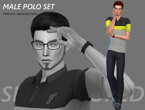 SIMSTAILORED French Connection Polo Set