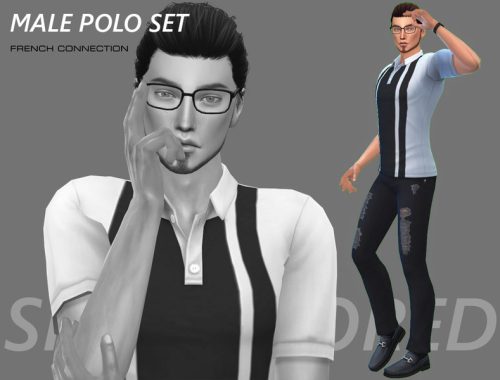 SIMSTAILORED French Connection Polo Set