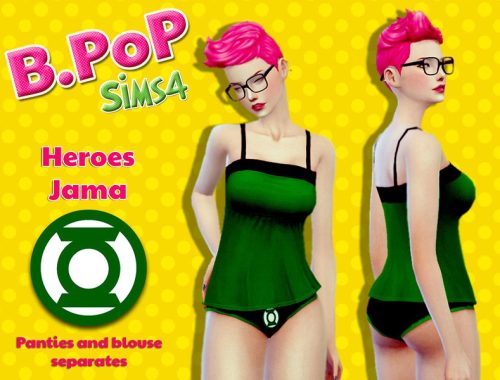 B PoP Sims4 Heroes Jama Set
