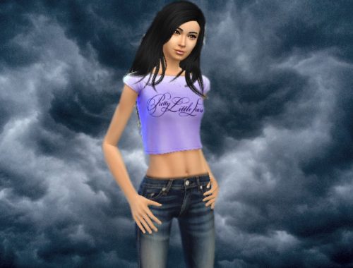 Pretty Little Liars Cropped Top Logo Collection