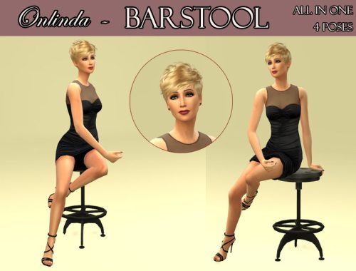 Barstool - Pose Pack