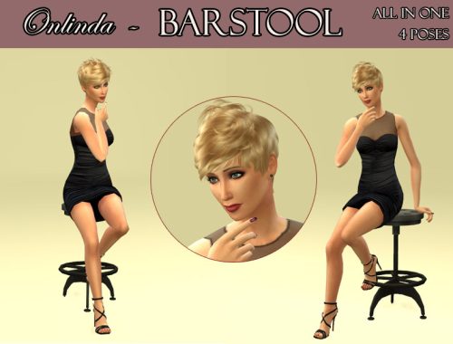 Barstool - Pose Pack