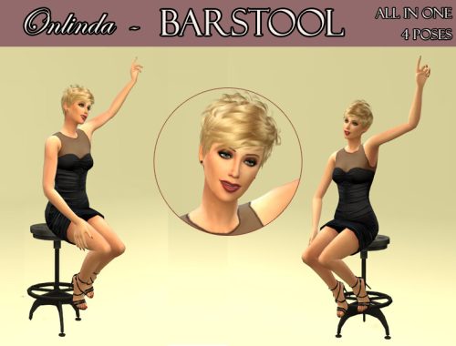 Barstool - Pose Pack