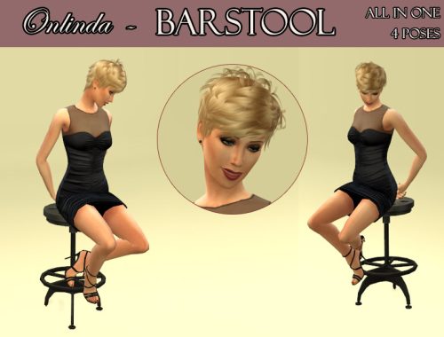 Barstool - Pose Pack
