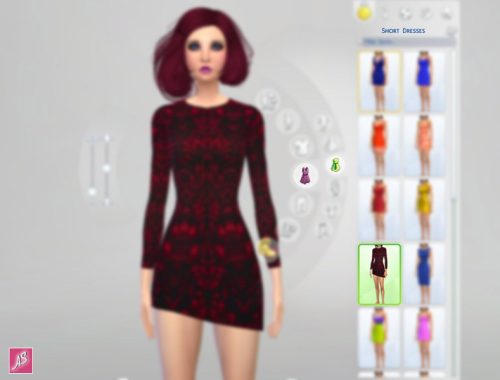 Long Sleeved Tulip Dress