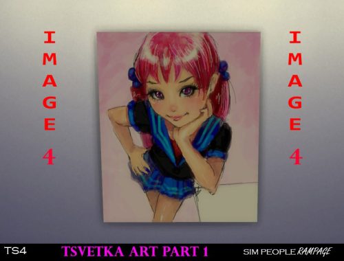 SimPeopleRampage TS4 Tsvetka Art from Deviant Art