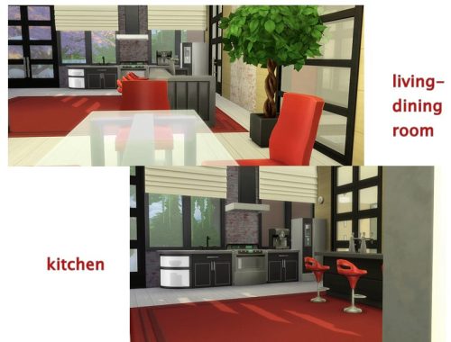 Modern House Red Energy - NO CC