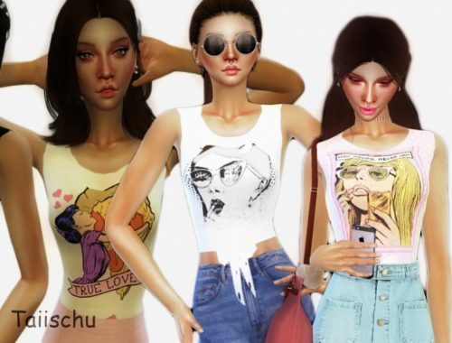 Shanelle.sims Top Recolor - mesh needed