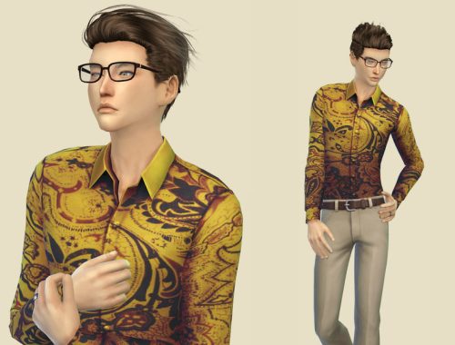 [SIMSTAILORED] Indonesian Batik Shirt