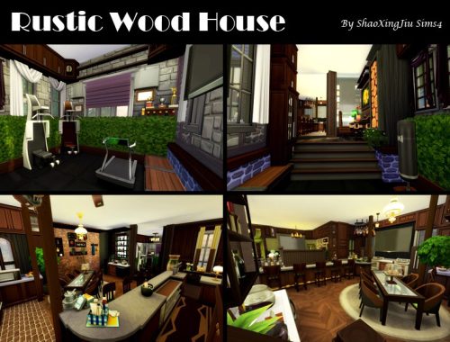 Rustic Wood House