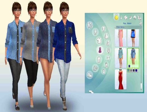Jeans Long Top