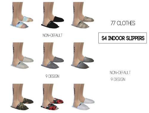 77 clothes -S4 indoor slippers