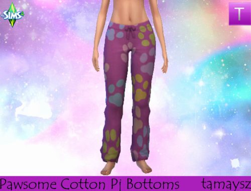 Pawsome Cotton Pajama Bottoms