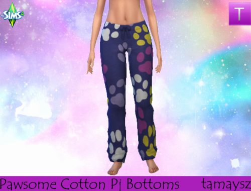 Pawsome Cotton Pajama Bottoms