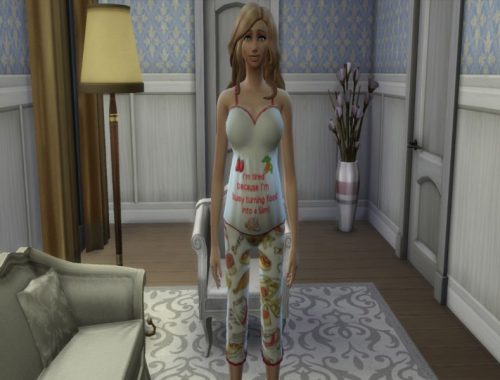 Sims 4 Maternity Pajamas